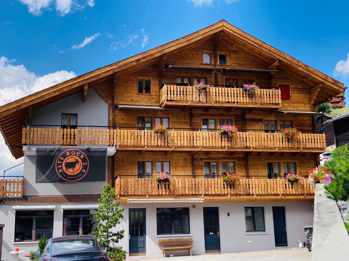 Alte Bock 2.0 Bed & Breakfast Grächen Exterior foto